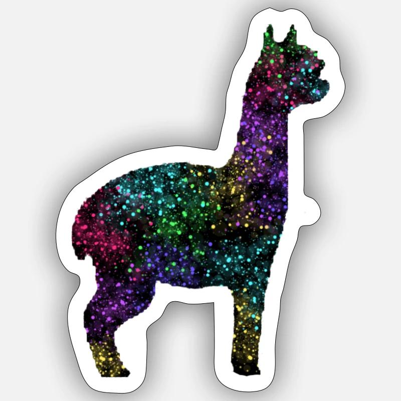 alpipunkte - Sticker Größe S (10 x 10 cm) - Mattweiß