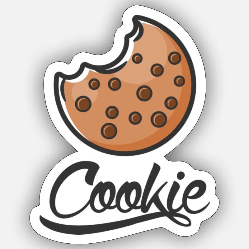 Biscuit Cookie Sticker taille S (10 x 10 cm)