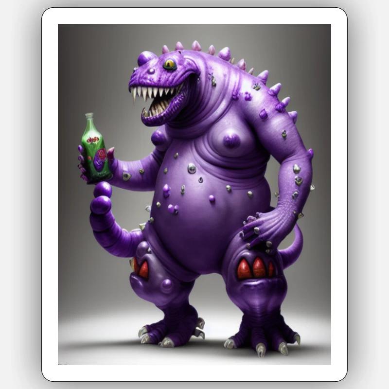 Gonzo Sticker Größe S (10 x 10 cm)