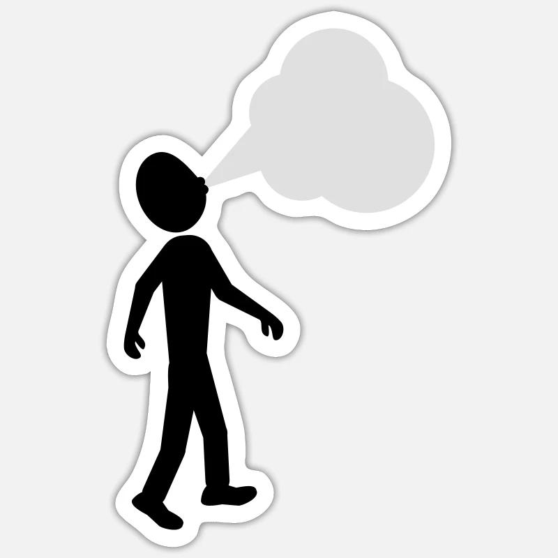 Sticker Größe S (10 x 10 cm) - 
