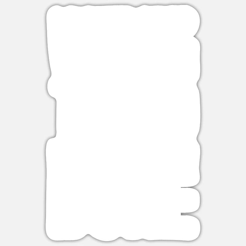 I dont stop - Sticker taille S (10 x 10 cm) - blanc mat