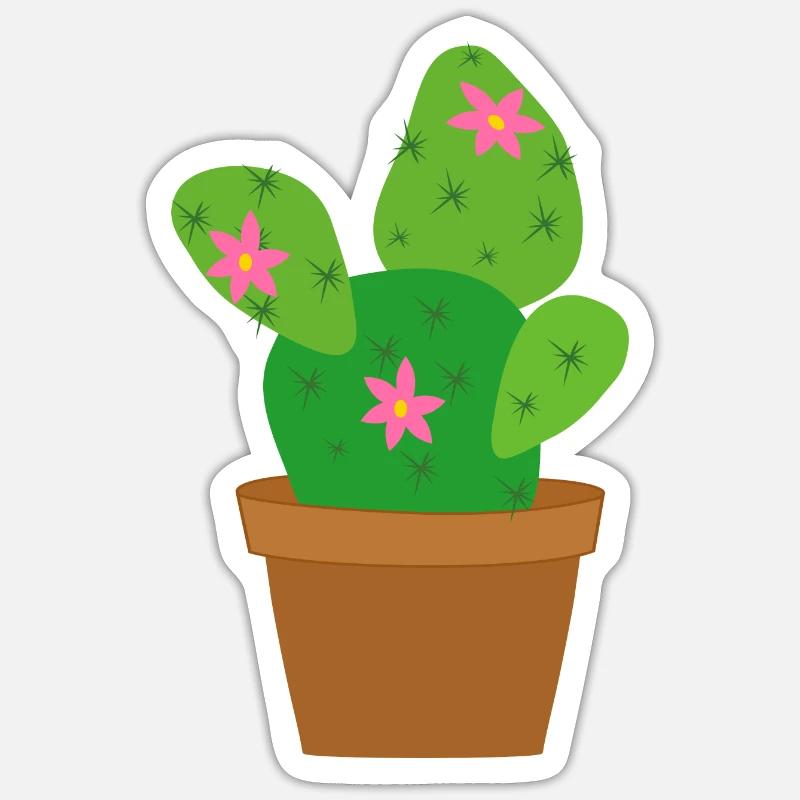 cactus Sticker size S (10 x 10 cm)