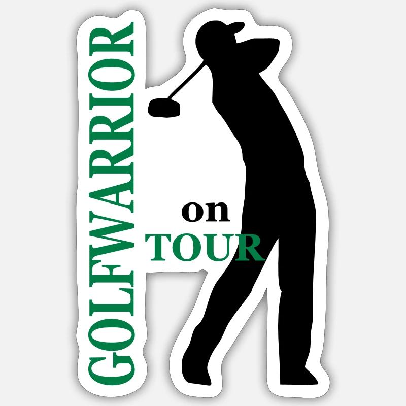 golf - Sticker size S (10 x 10 cm) - white matte
