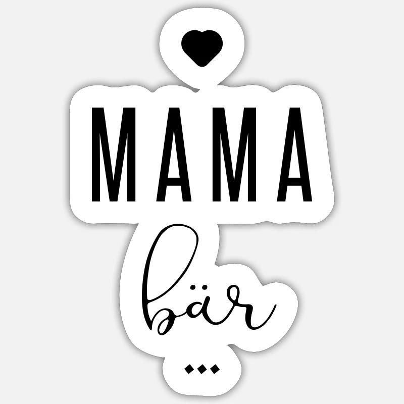 mama bar Sticker taille S (10 x 10 cm)