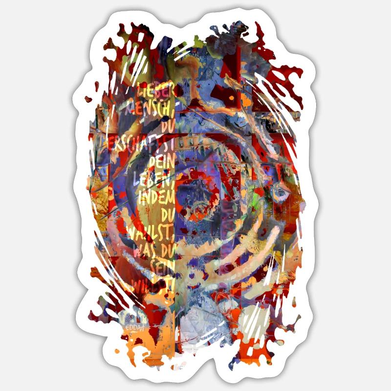 Sticker taille S (10 x 10 cm) - 