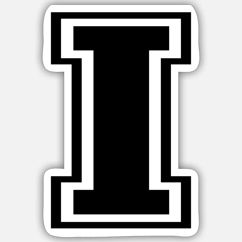 i Sticker Größe S (10 x 10 cm)