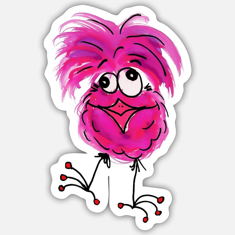 The Fladders - all easy - Sticker size S (10 x 10 cm) - white matte
