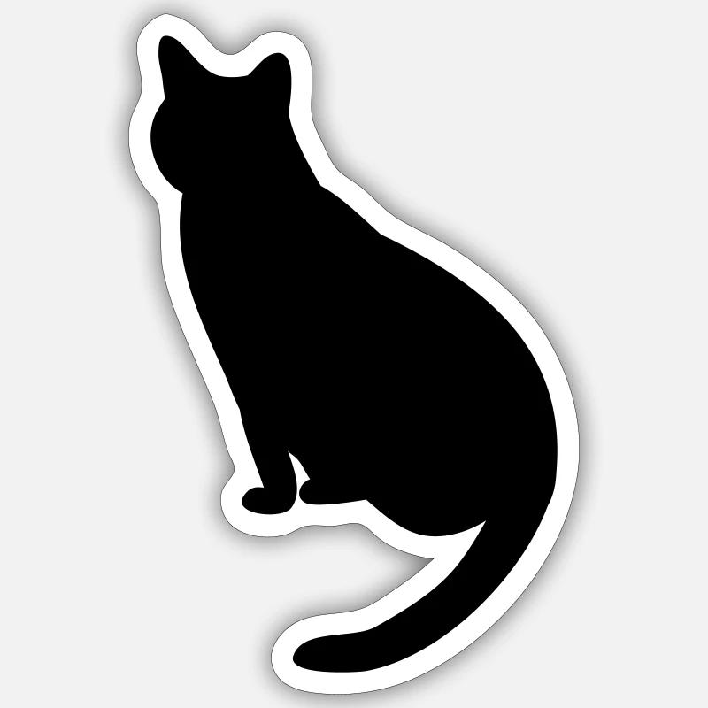 Cat Sticker taille S (10 x 10 cm)