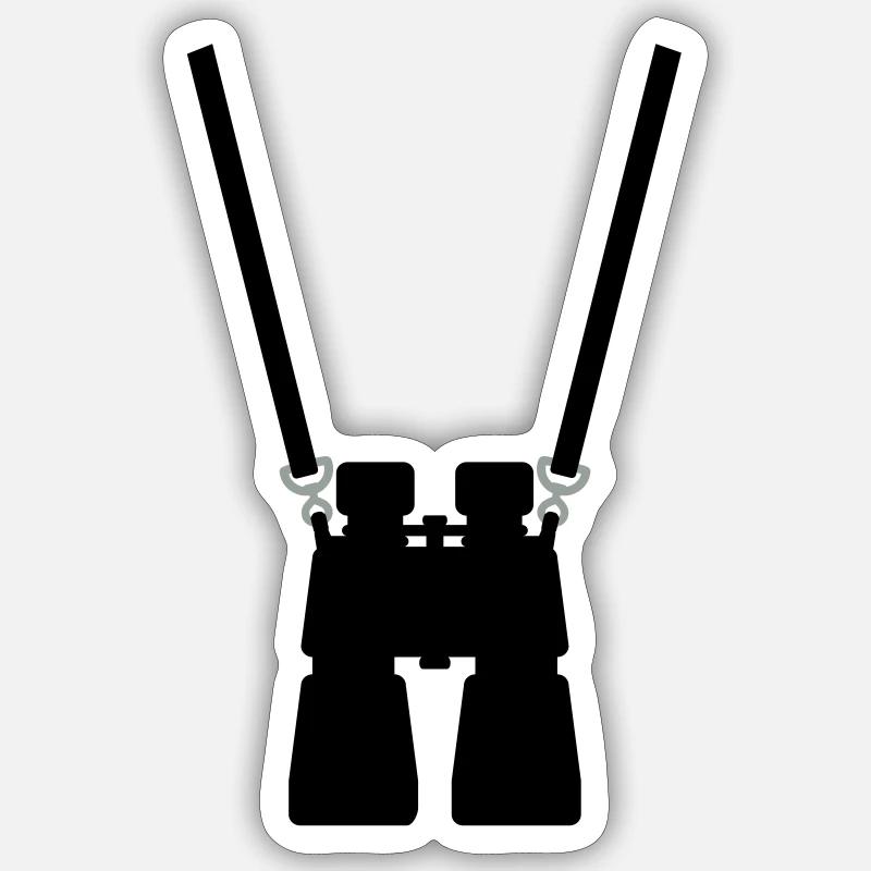 binocular Sticker size S (10 x 10 cm)