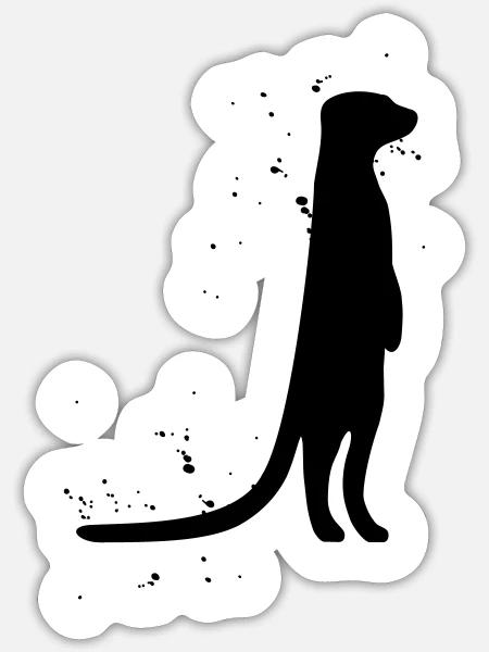 - Sticker size S (10 x 10 cm) - white matte