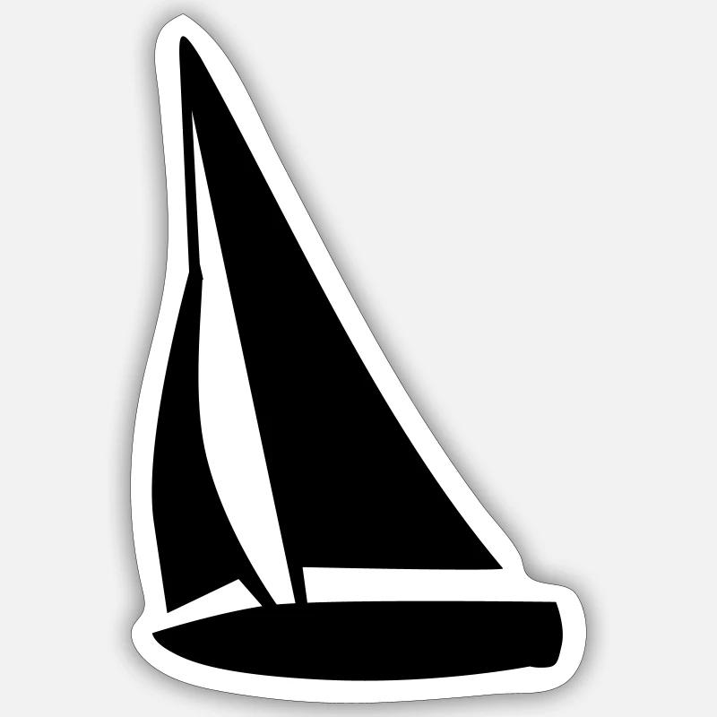 Sailing boat Sticker size S (10 x 10 cm)