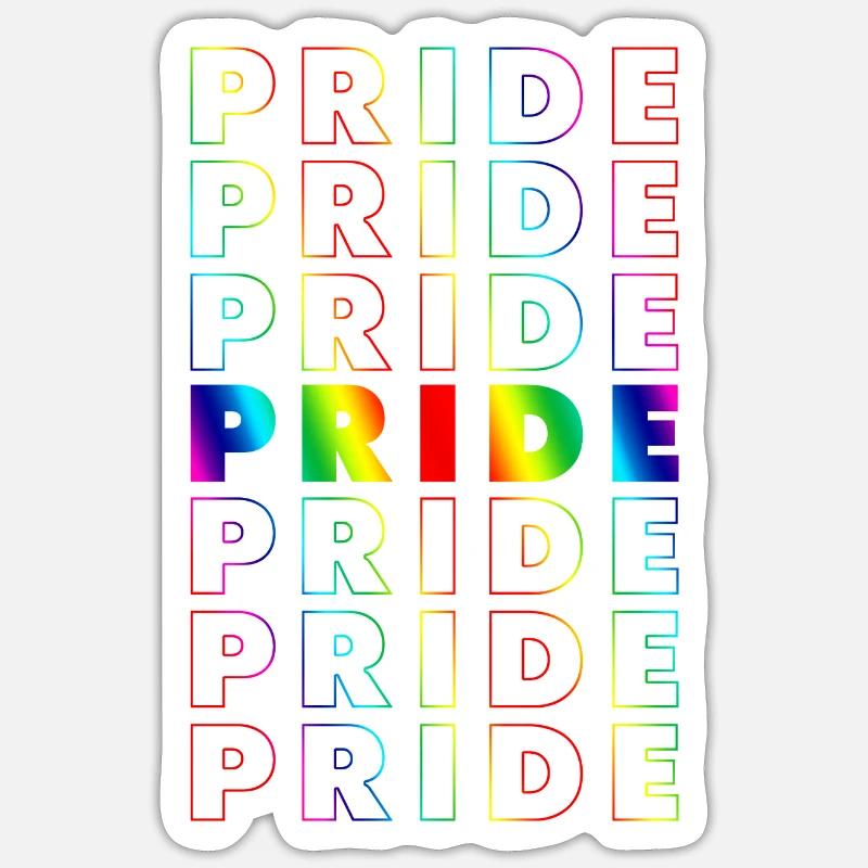 Pride Gradient Sticker size S (10 x 10 cm)
