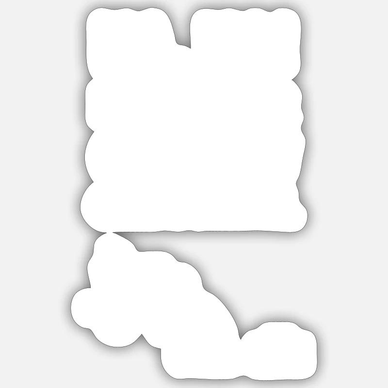 Make your Abfluss great again - Sticker Größe S (10 x 10 cm) - Mattweiß