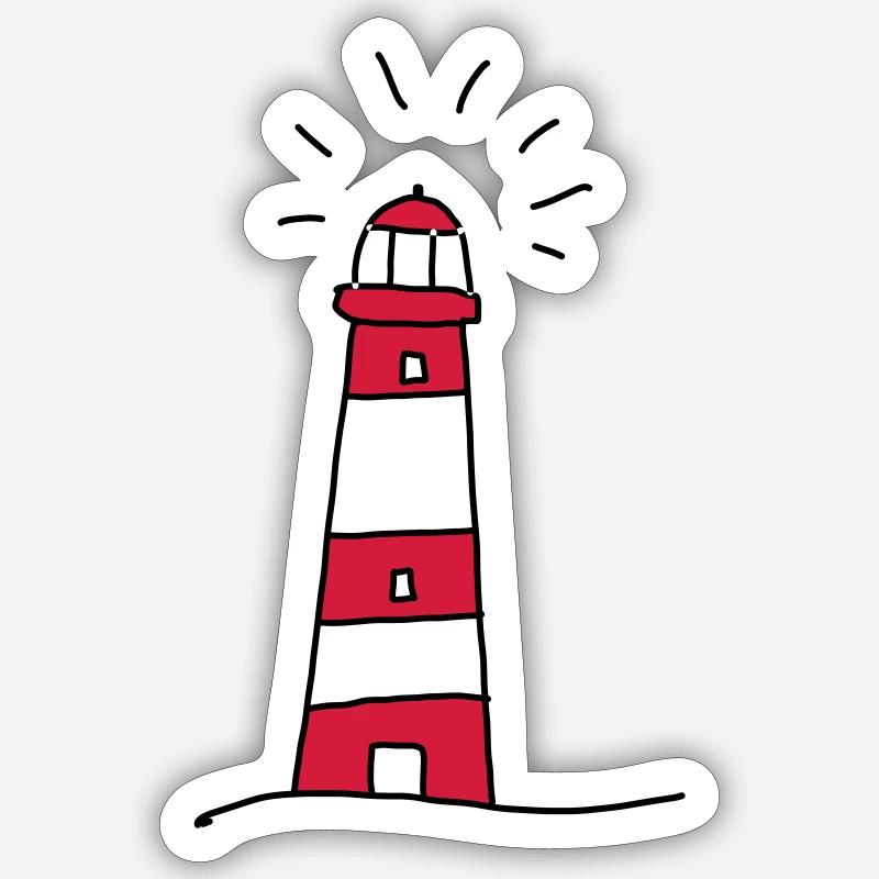 lighthouse Sticker size S (10 x 10 cm)
