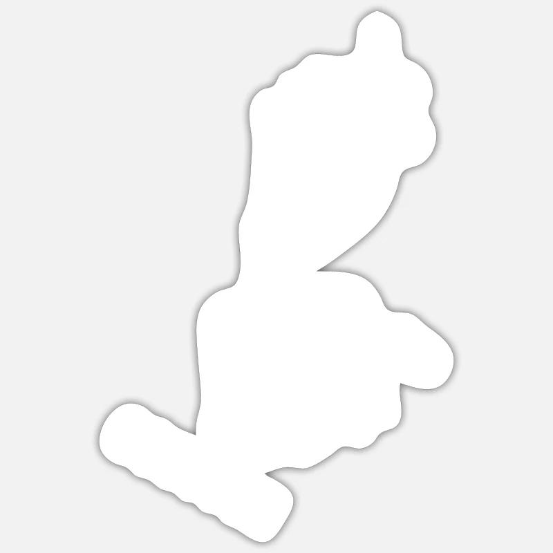 ssttt keep silent Sticker size S (10 x 10 cm)