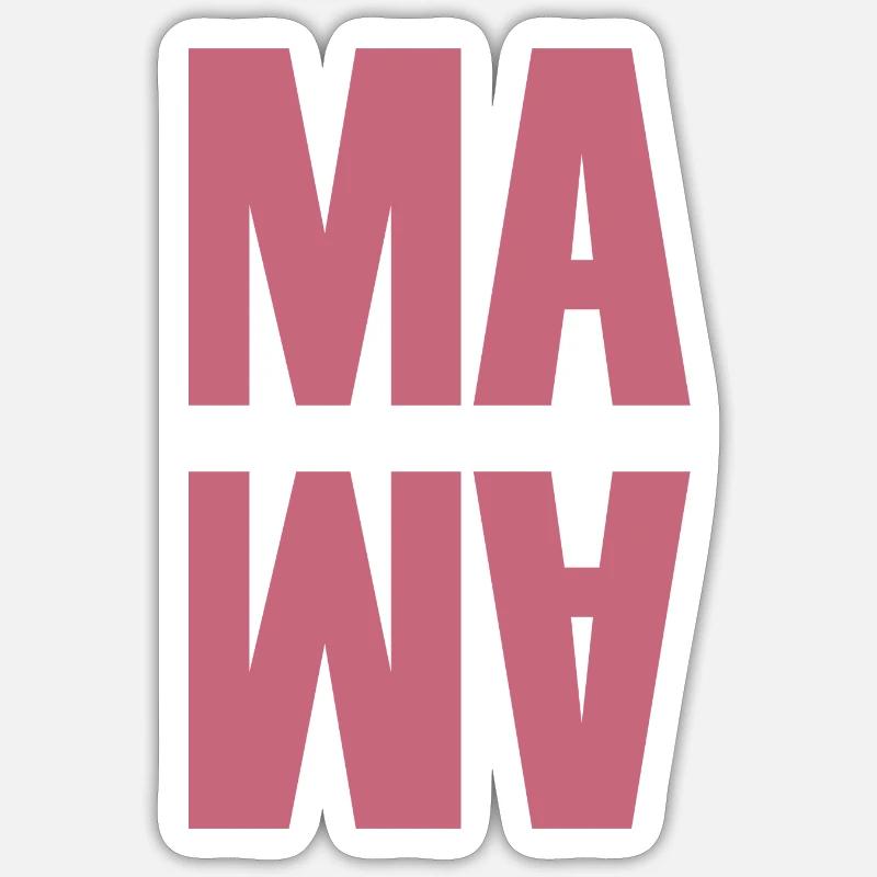 Mama | Mutter | Muttertag Sticker Größe S (10 x 10 cm)