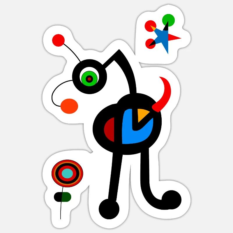 Bugs - Sticker size S (10 x 10 cm) - white matte
