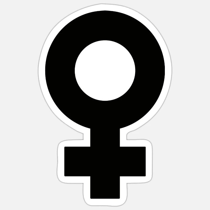 Définir un signe - Sticker taille S (10 x 10 cm) - blanc mat