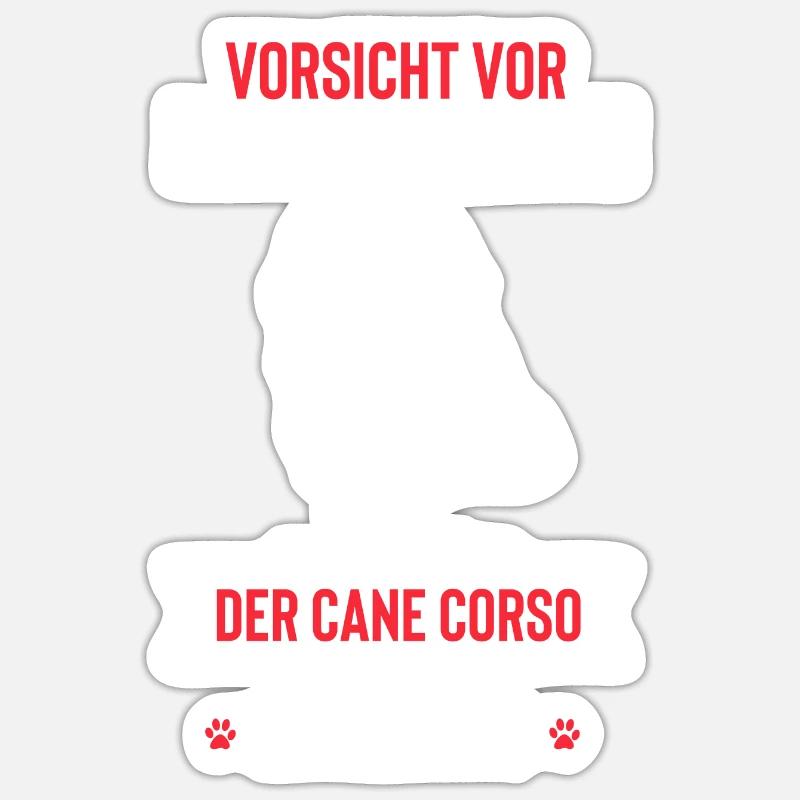 Cane Corso Sticker Größe S (10 x 10 cm)