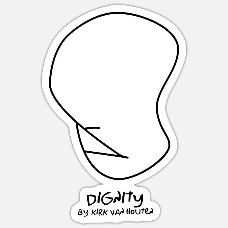 ILLUSTRATION DE DIGNITÉ Sticker taille S (10 x 10 cm)