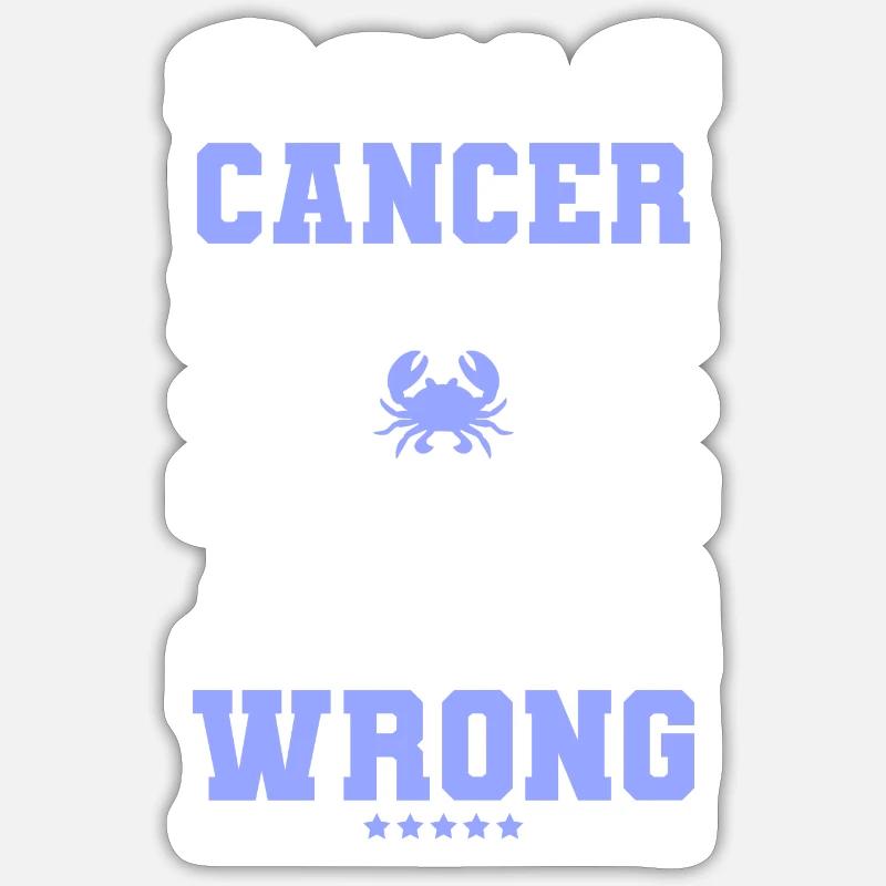 Krebs Astrologie Konstellation Element Sticker Größe S (10 x 10 cm)