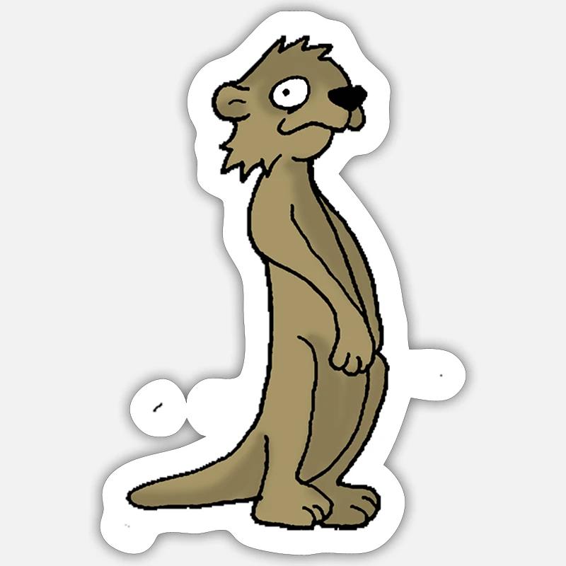 Suricate Sticker taille S (10 x 10 cm)
