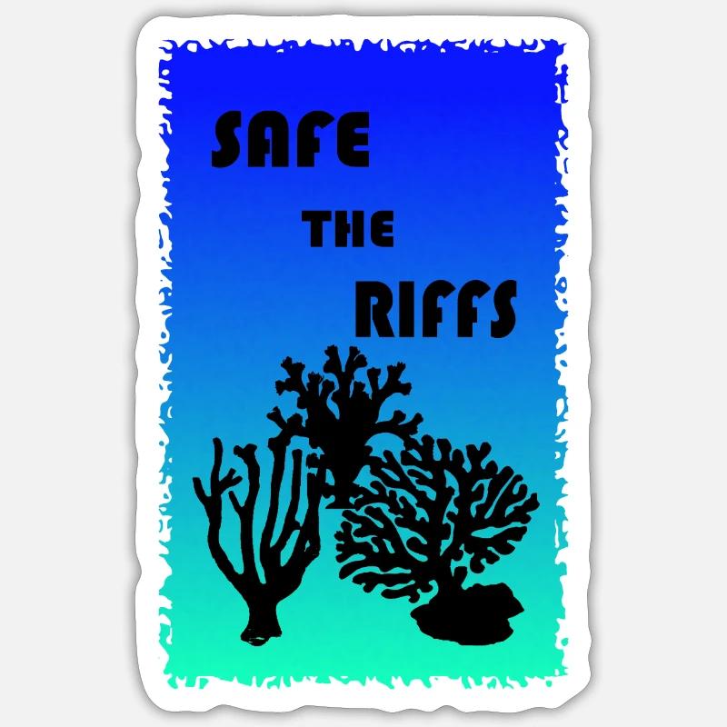 Sécurisez les riffs Sticker taille S (10 x 10 cm)