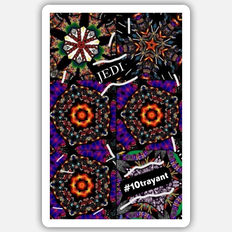 Fuego 11 4000 - Sticker taille S (10 x 10 cm) - blanc mat