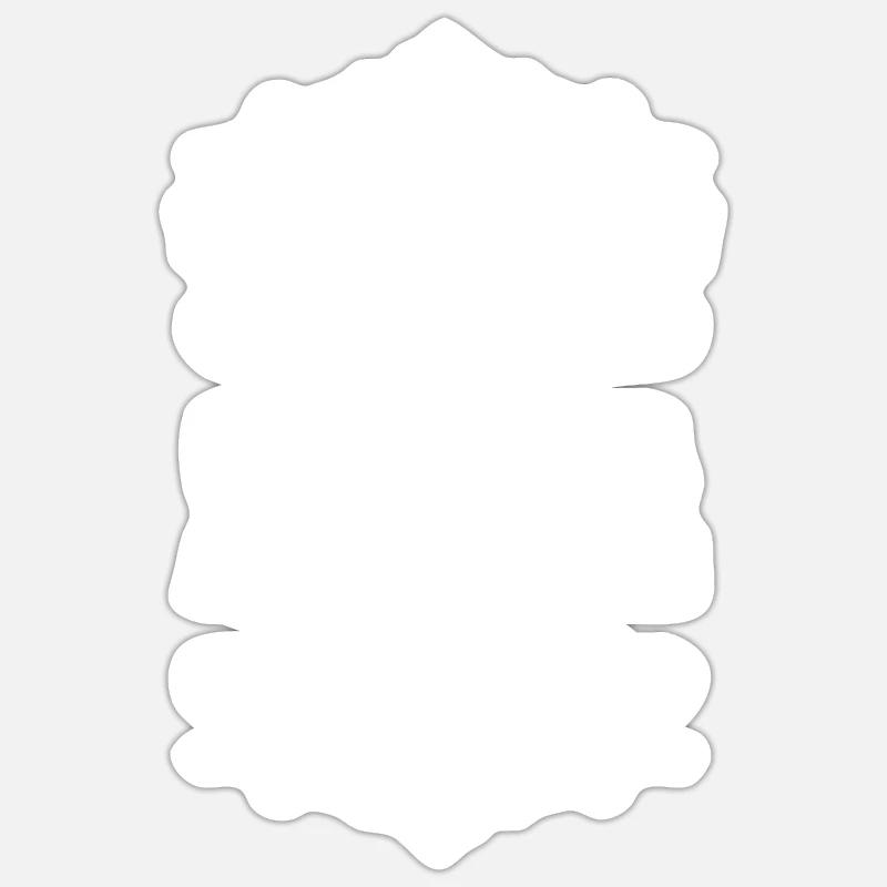 Rettungsassistentin - Sticker Größe S (10 x 10 cm) - Mattweiß