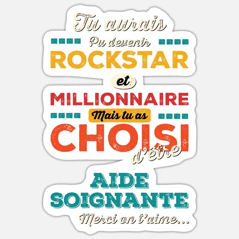 Sticker taille S (10 x 10 cm) - 