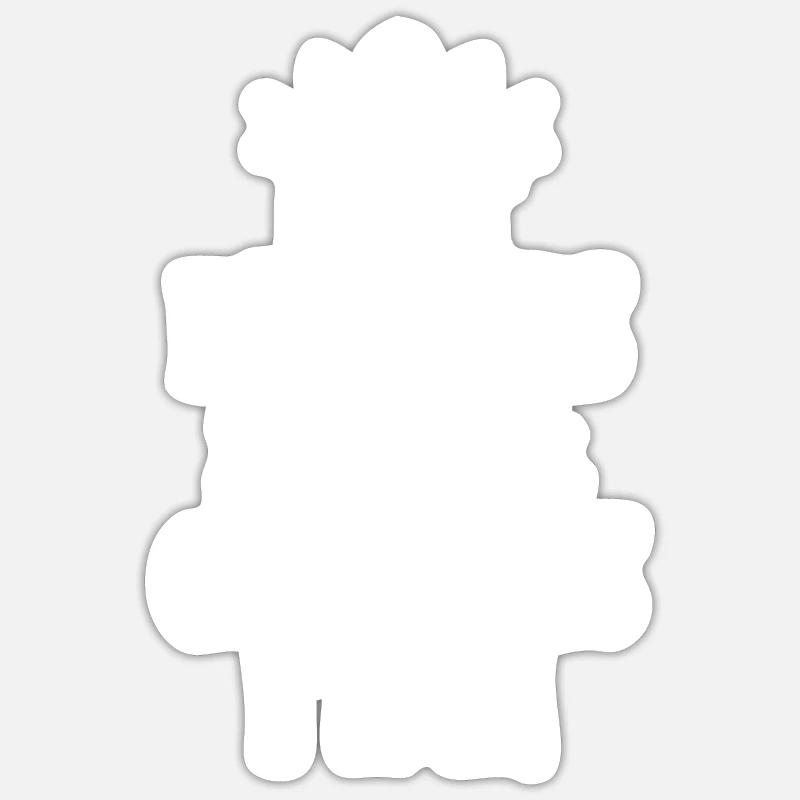 Witch - Sticker size S (10 x 10 cm) - white matte