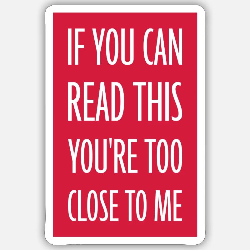 Sticker size S (10 x 10 cm) - 