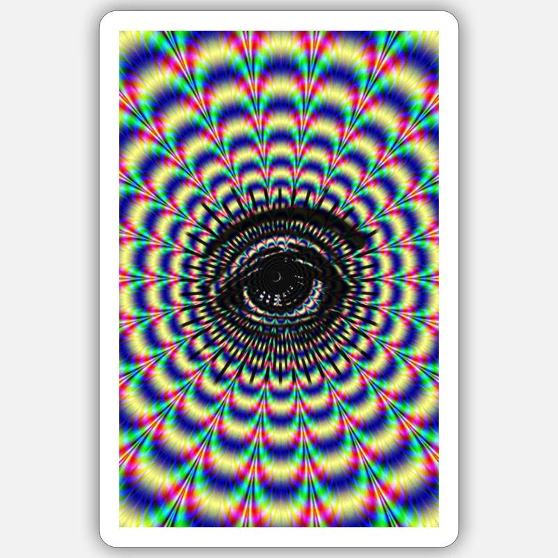 Oeil Sticker taille S (10 x 10 cm)