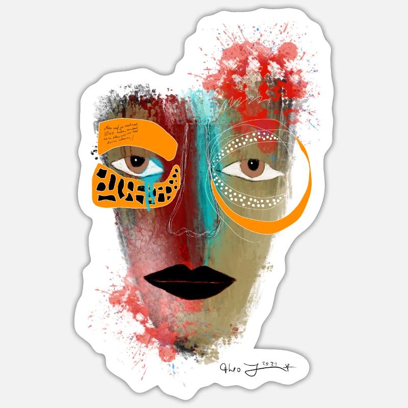 Sticker Größe S (10 x 10 cm) - 