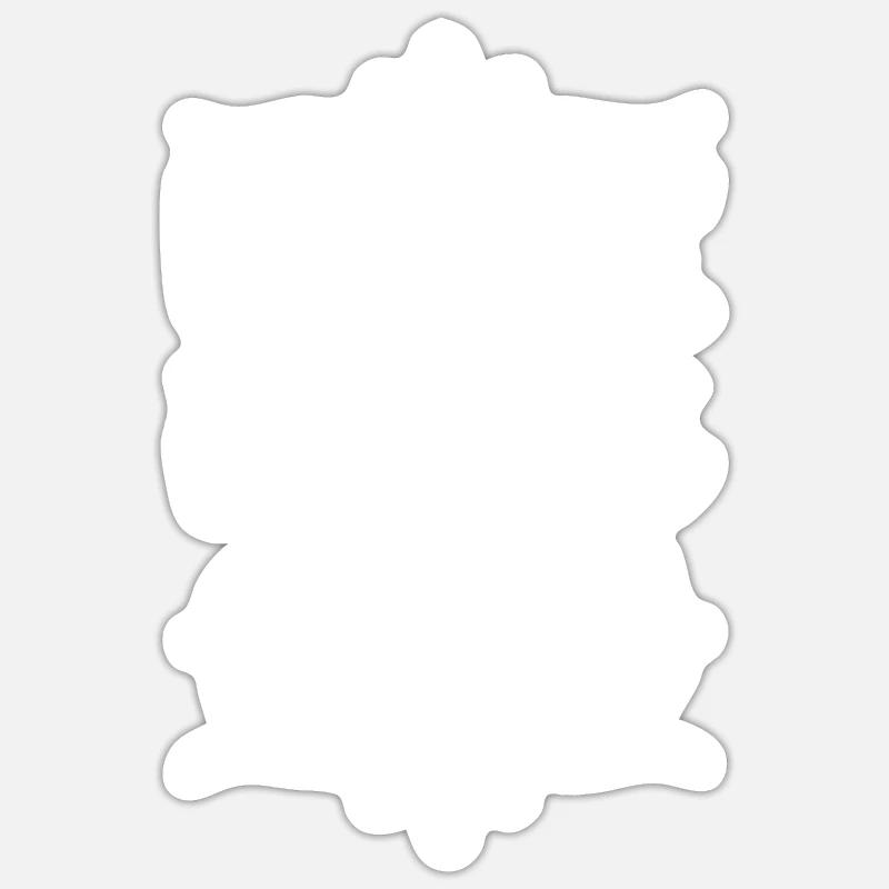 L’amour dans l’air - - Sticker taille S (10 x 10 cm) - blanc mat