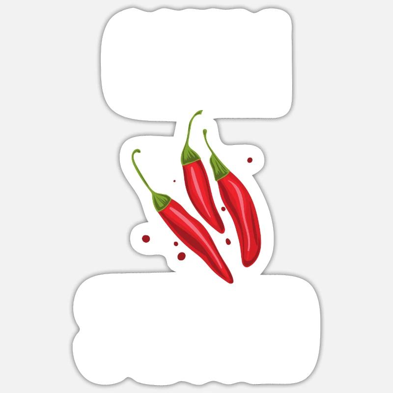Équipe du Chili - Sticker taille S (10 x 10 cm) - blanc mat