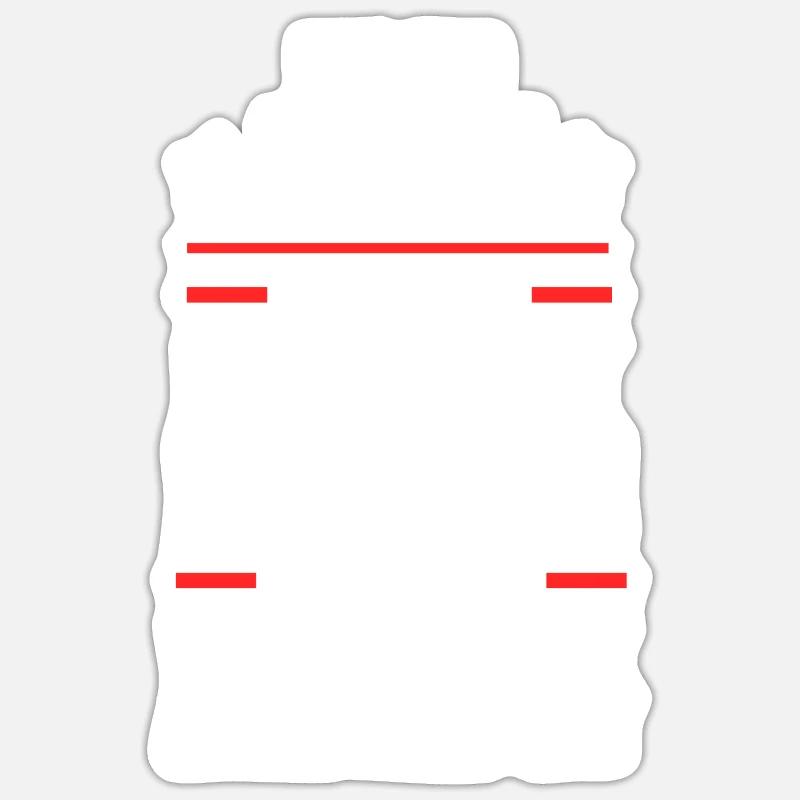 Ralf - Sticker Größe S (10 x 10 cm) - Mattweiß