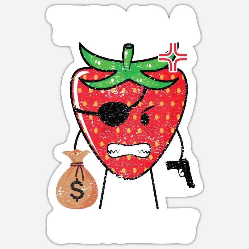 this is a Strobbery Geschenk Sticker Größe S (10 x 10 cm)