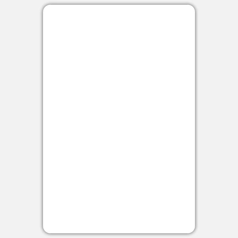 blah blah blah - Sticker size S (10 x 10 cm) - white matte
