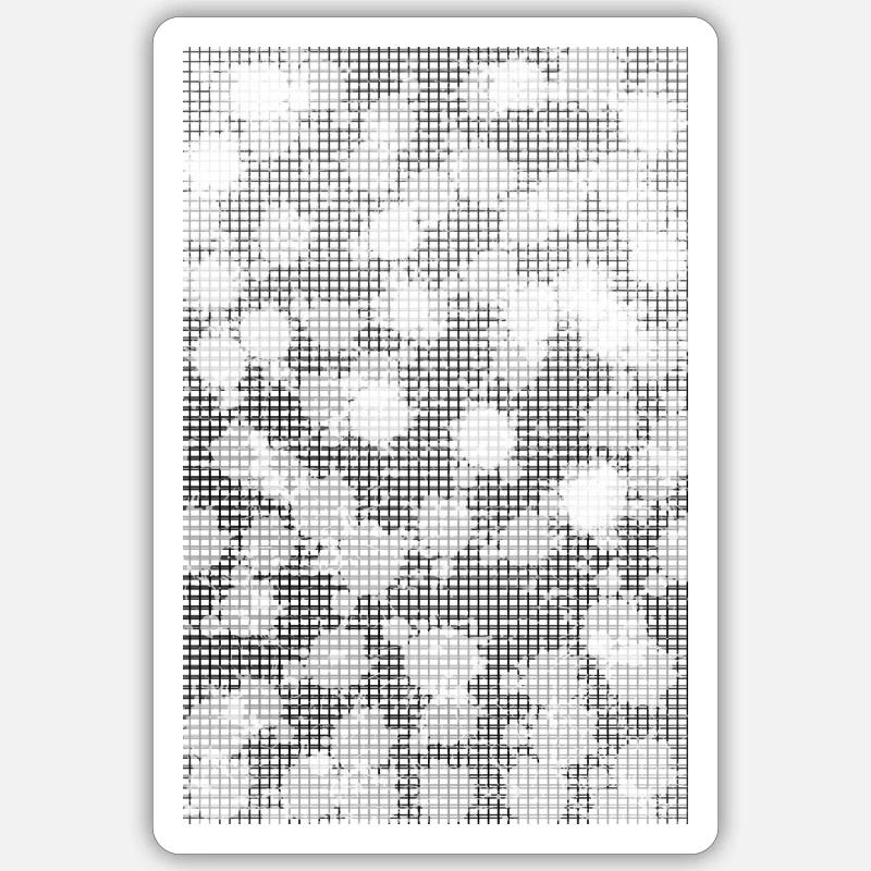 Graphite Pattern Sticker Größe S (10 x 10 cm)
