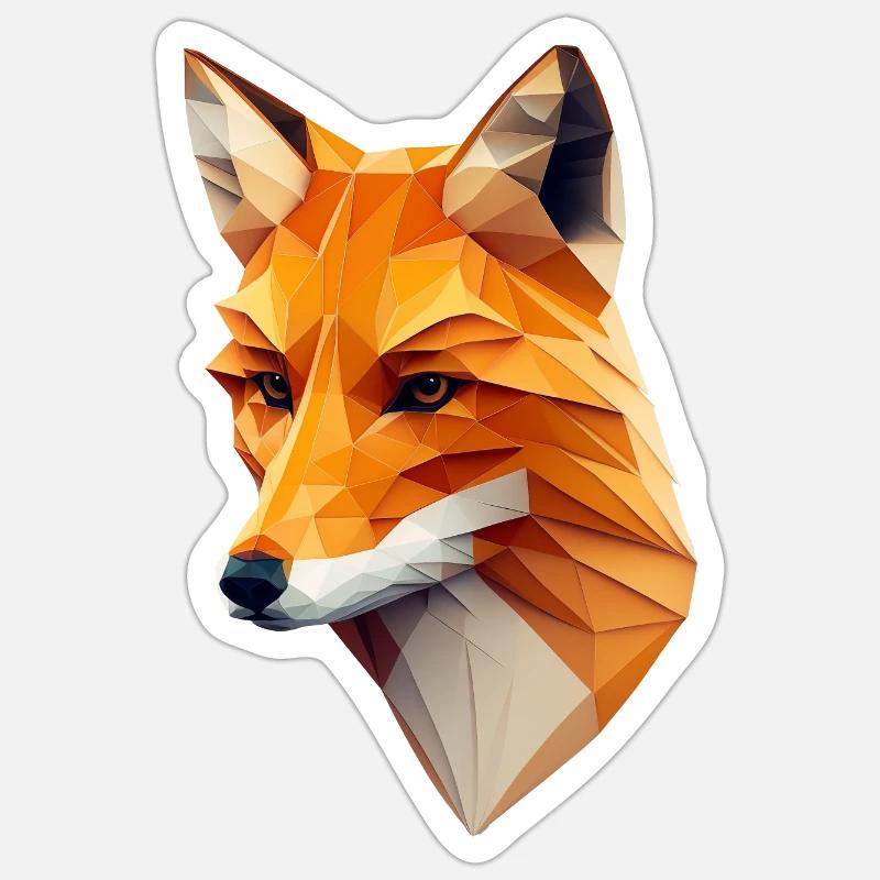 FOX Sticker Größe S (10 x 10 cm)