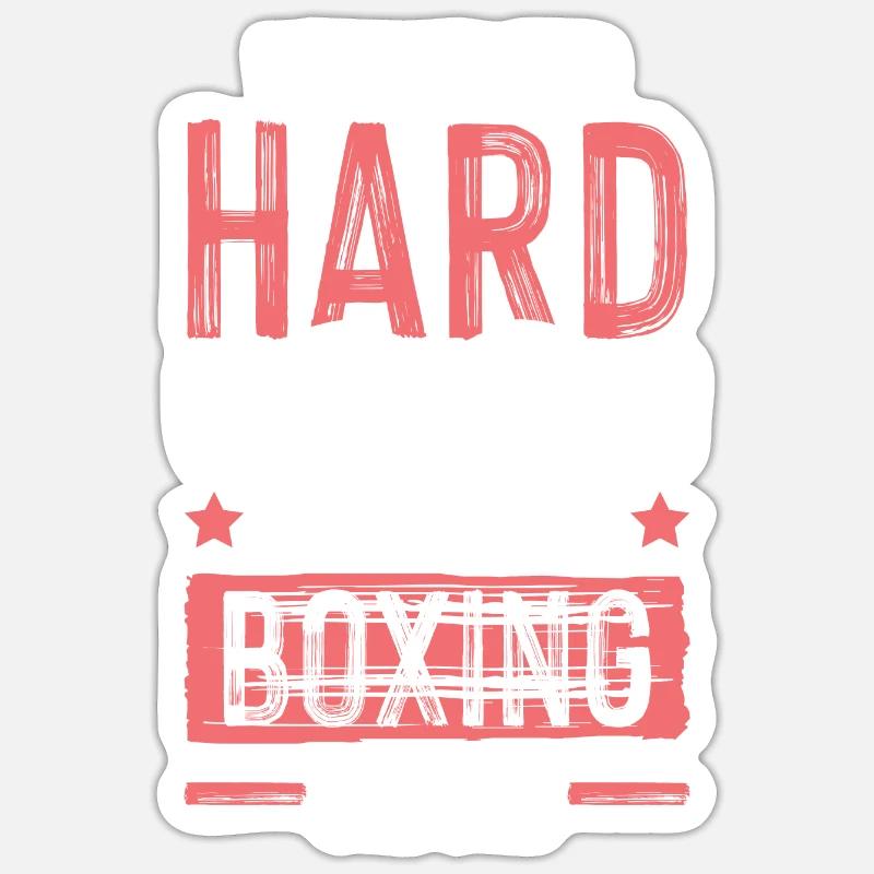 Gants de boxe - Sticker taille S (10 x 10 cm) - blanc mat