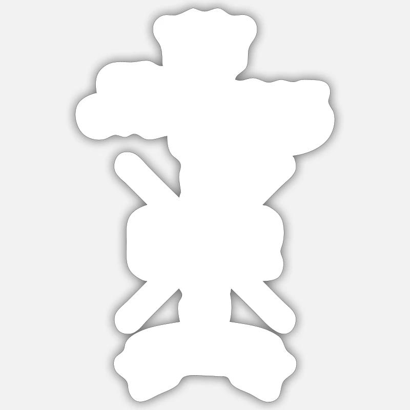 Majorque 2023 - Sticker taille S (10 x 10 cm) - blanc mat