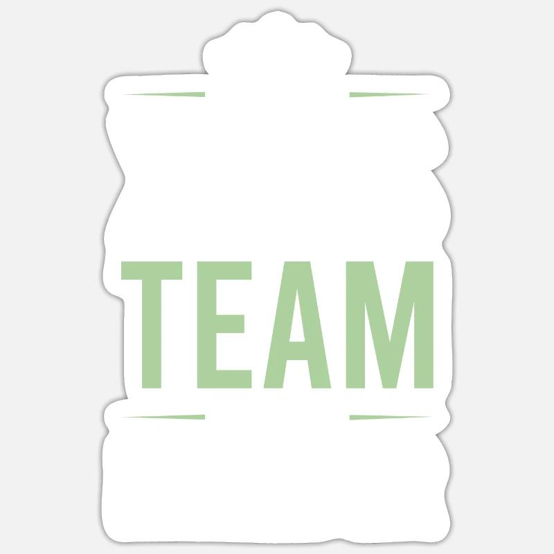 L’équipe de Noël - Sticker taille S (10 x 10 cm) - blanc mat