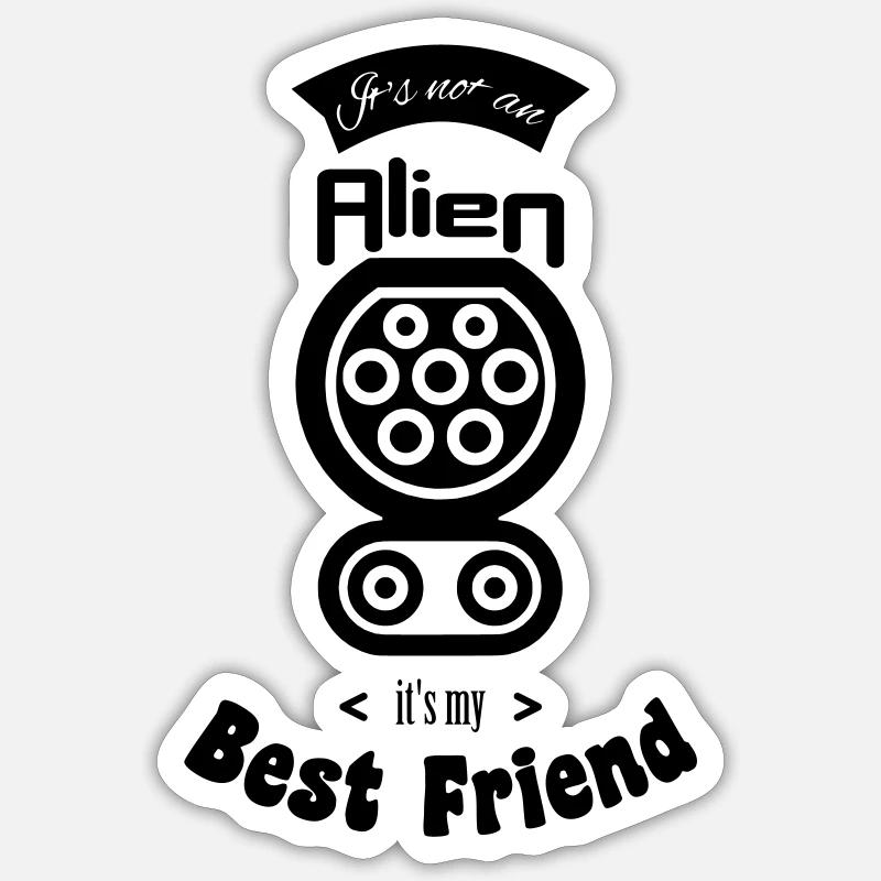 Ce n’est pas un extraterrestre Sticker taille S (10 x 10 cm)