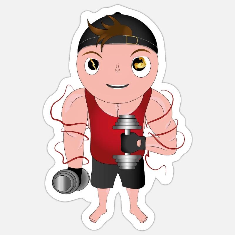 Sascha - Sticker size S (10 x 10 cm) - white matte