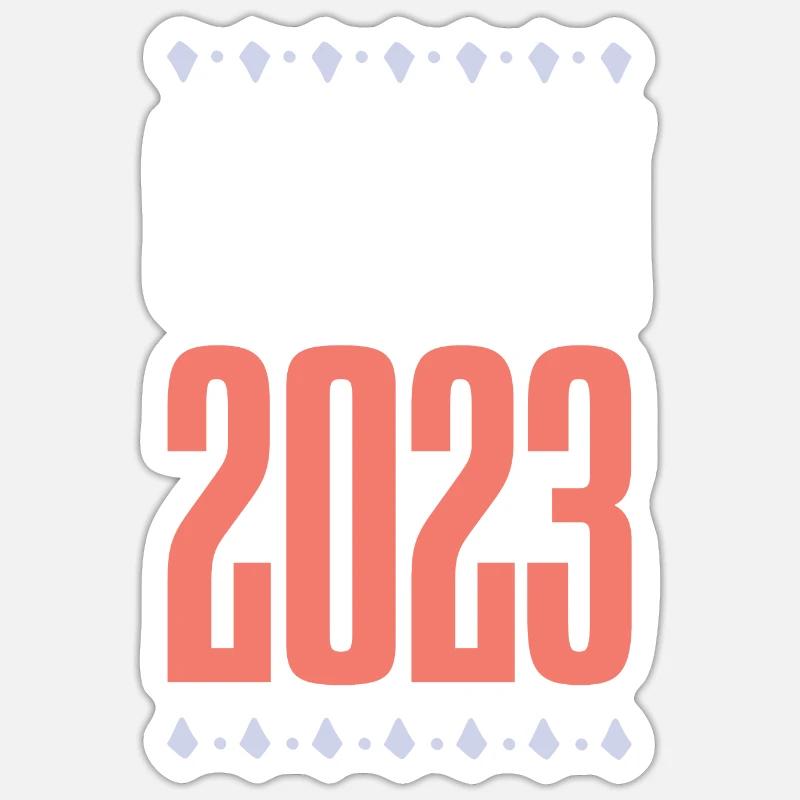 Cancun 2023 - Sticker taille S (10 x 10 cm) - blanc mat