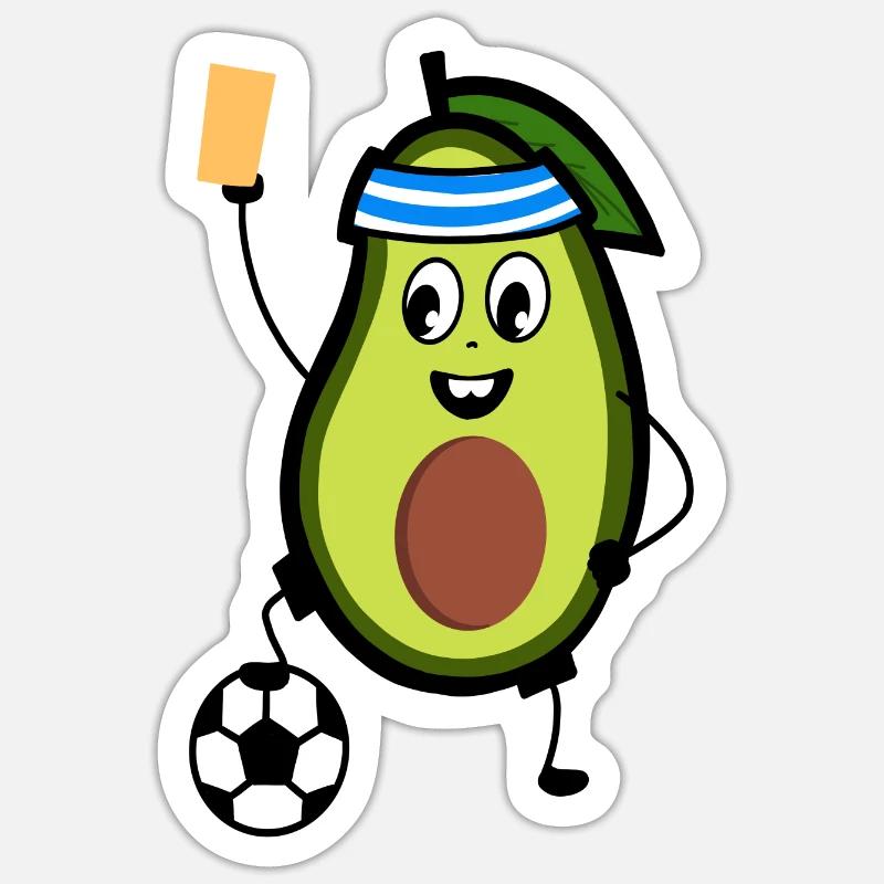 Avocado Referee Sticker size S (10 x 10 cm)