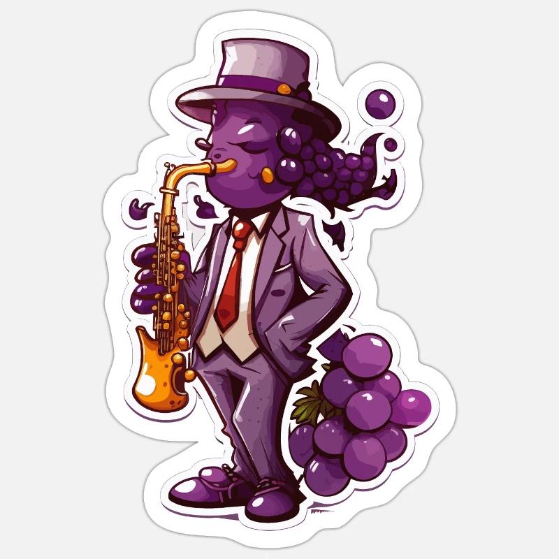 Grape Jam Sticker size S (10 x 10 cm)