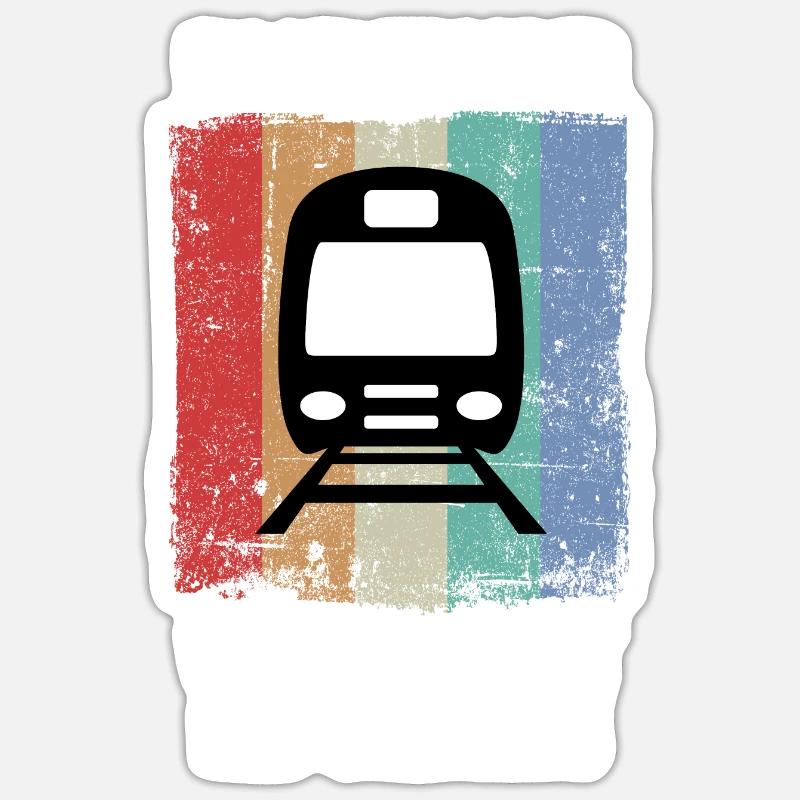 Train Railway Railroad Worker Trains Train Driver Sticker size S (10 x 10 cm)